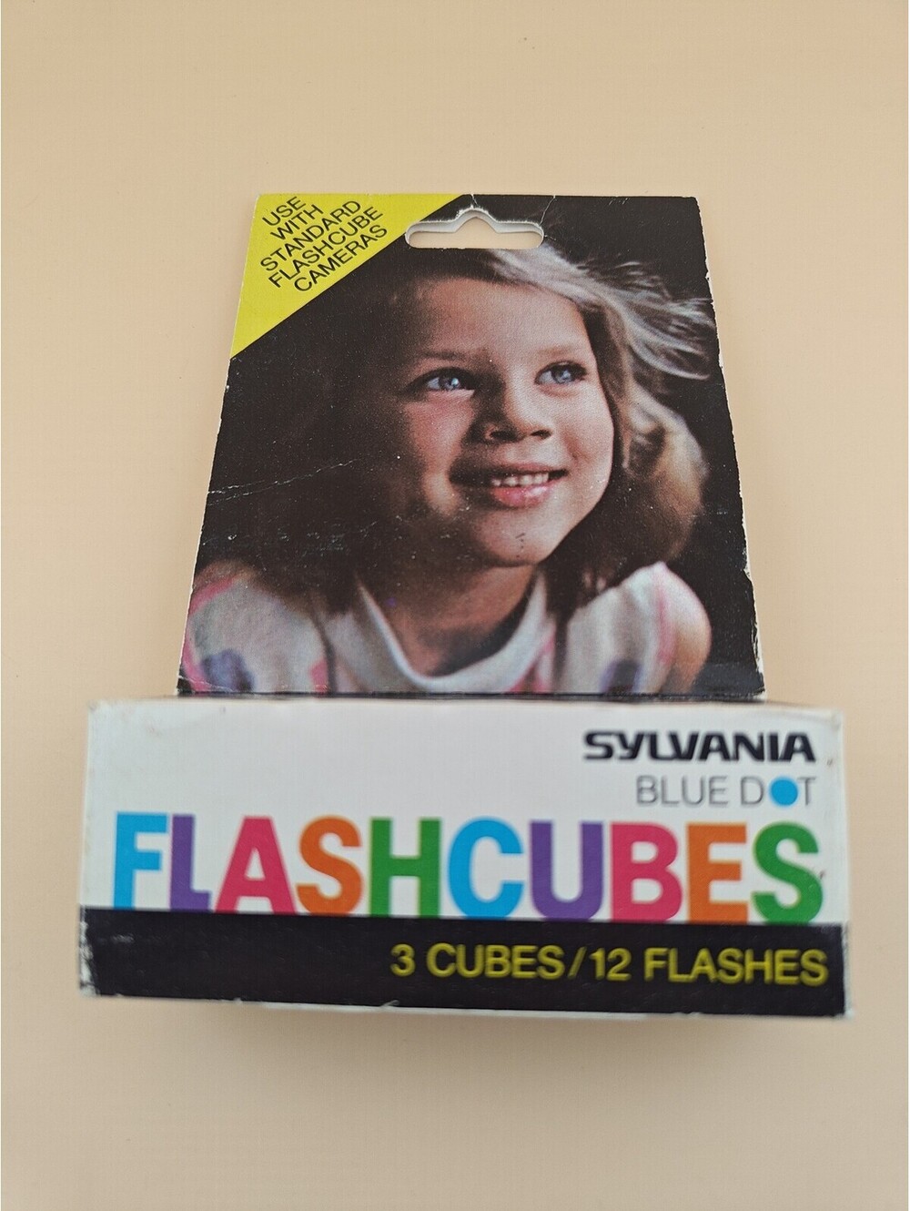 Sylvania Blue Dot Magicubes Flash Cubes 3 Pack Vintage Camera New in Box